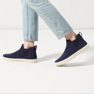 Rothy navy high top sneakers size 8